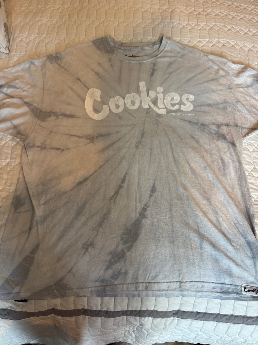 Cookies Light Blue Tie-Dye Short Sleeve Tee